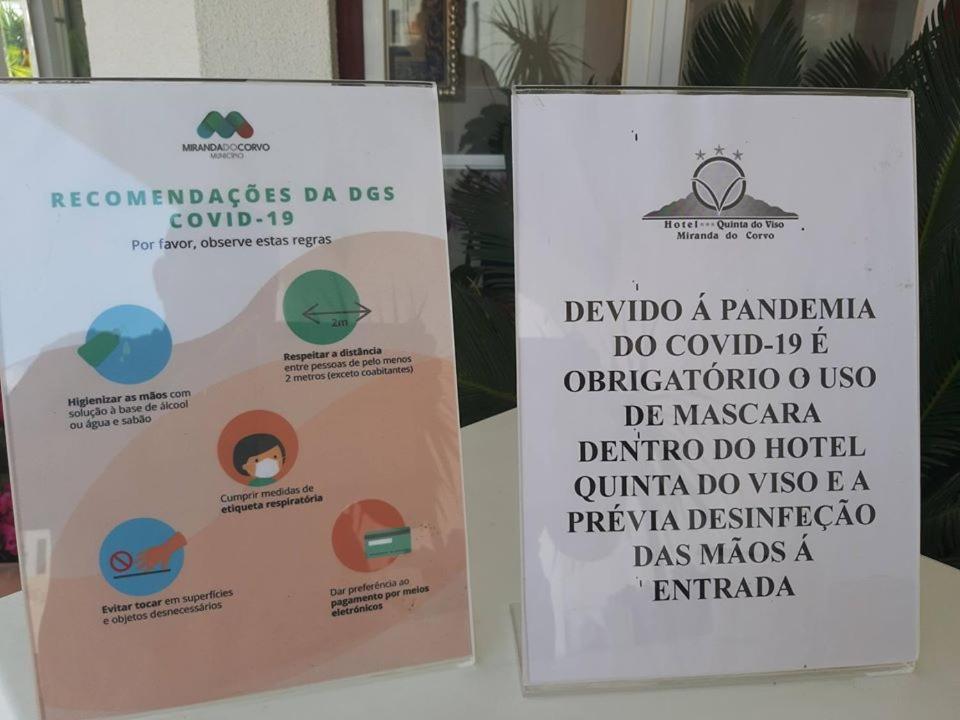 Hotel Quinta Do Viso มิรานดา โด คอร์โว ภายนอก รูปภาพ